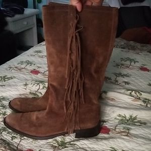 Coach women's suede leather boots size 10B